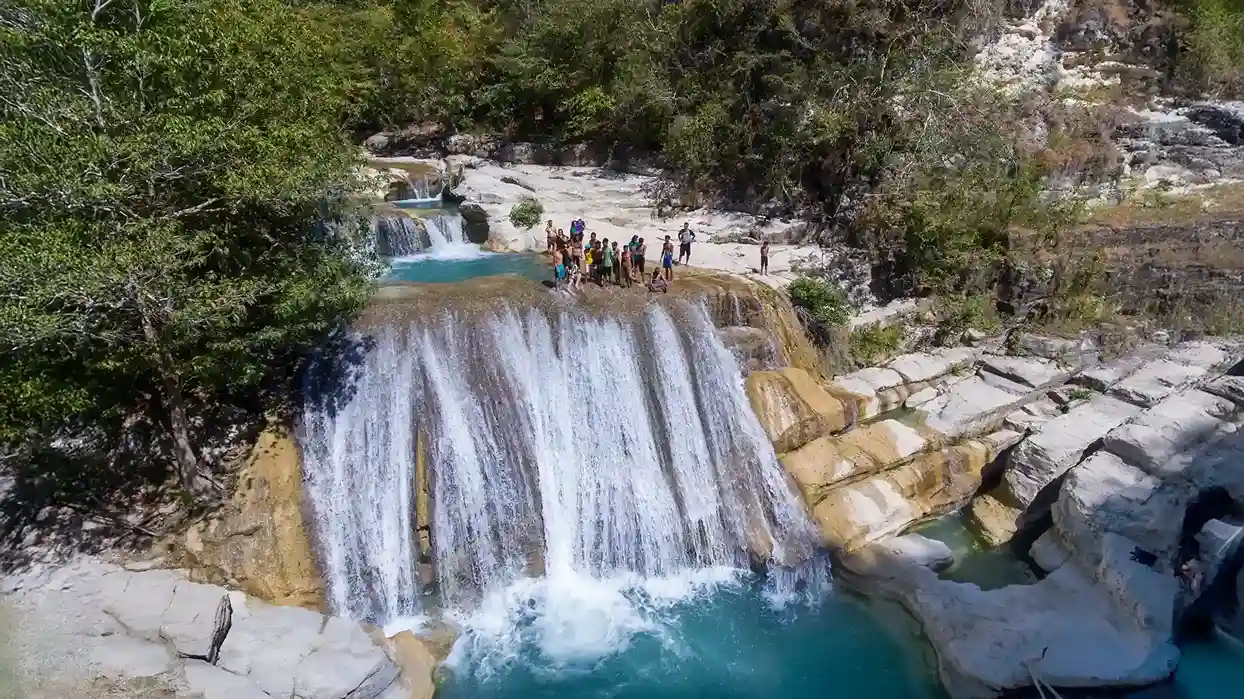 Tanggedu Waterfall in East Sumba